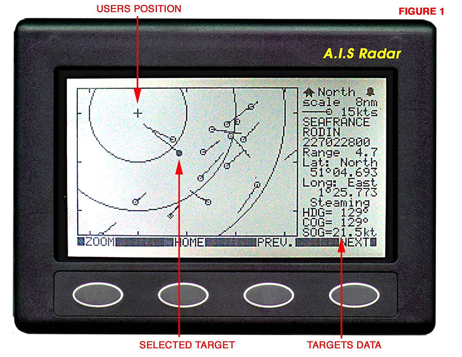 Récepteur AIS SART Radar avec écran Système AIS Toute l